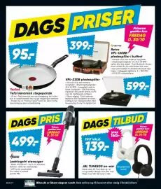 Bilka tilbudsavis uge 44 Side 2: DAGS PRISER 95.- Tefal eeeee HOUSION THERMO SPOT TECHNOLOGY Tefal keramisk stegepande ⚫28