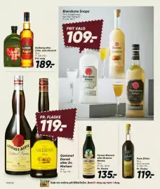 Bilka tilbudsavis Side 22: Aalborg eller Linie Jule Akvavit €189,00, Fernet Branca Menta €135,00