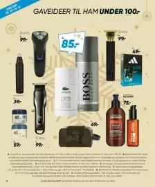 Bilka tilbudsavis Side 6: GÆLDER 30/10-23/12 &me. B. 99- GAVEIDEER TIL HAM UNDER 100- PROSONIC C. 39- 22 A. 85.- LACOSTE EAU