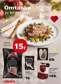 Kvickly tilbudsavis uge 44 Side 12: Julius bryststeg €69,00, Gustav landand €149,00