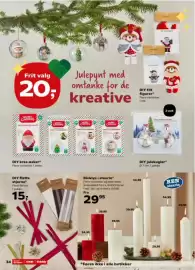 Kvickly tilbudsavis uge 44 Side 40: Kviddy DIY flette stjerne €15,00, Ren stearin bloklys €29,95