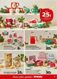 Kvickly tilbudsavis uge 44 Side 51: Glaskrukker med trælåg €25,00, Isterningbakke, glas eller kande med julefigur €20,00