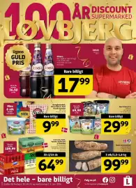 Løvbjerg tilbudsavis uge 44 Side 1: Beauvais herregårds rødkål €9,99, Ben & Jerry's €29,99