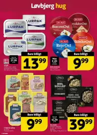 Løvbjerg tilbudsavis uge 44 Side 2: 3-stjernet pålæg €9,99, Mou melboller kødboller kød- og melboller €39,99