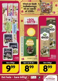 Løvbjerg tilbudsavis uge 44 Side 32: Arla økologisk mælk €8,99, Færdigdej el. toppings €9,99
