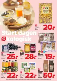 Netto tilbudsavis uge 44 Side 5: ØGO økologisk skiveost €22,00, ØGO økologiske blåbær €25,00