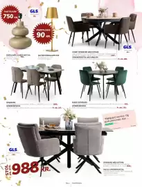 Daells Bolighus tilbudsavis Side 4: Daells spisebordsstol €988,00, Spisebord med spisebordsstol €1.966,00