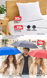 Netto gazetka tydzień 44 Strona 5: Parasol automatyczny €19,00, Kołdra John Cotton 160x200 cm €39,00