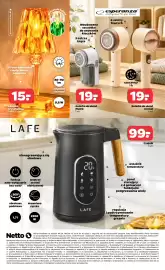 Netto gazetka tydzień 44 Strona 8: Lampka kryształowa €15,00, Czajnik 1,7 l Lafe €99,00