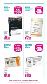 Medi Market folder Pagina 13: Be-Life vitamines k2d3 1000 €12,95, Selenium + Zinc €16,75