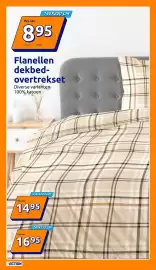 Action folder week 44 Pagina 10: Flanellen dekbed-overtrekset €8,95