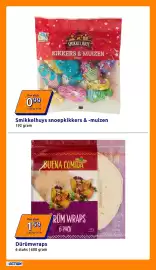 Action folder week 44 Pagina 13: Smikkelhuys snoepkikkers & -muizen €0,99, Dürümwraps €1,59