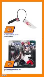 Action folder week 44 Pagina 23: Halloween diadeem €0,74, Halloween make-up set €1,92