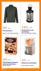 Action folder week 44 Pagina 36: Halloween lichtslinger €1,19, Fleecesweater €7,95
