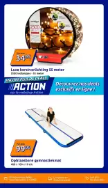 Action folder week 44 Pagina 40: Opblaasbare gymnastiekmat €99,00, Luxe kerstverlichting €34,95