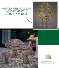 Horta folder Pagina 15: Led theelichtjes van plastic €6,05