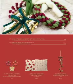 Horta folder Pagina 5: 01 02 01 ANTIEK GLANZENDE KUNSTSTOF KERSTSTRIK MET FLUWEEL 10 cm - verkrijgbaar in meerdere
