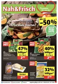 Nah&Frisch Flugblatt woche 45 Seite 1: Hochreiter Kartoffelknödelteig €1,69, Ungarische Gans €9,99