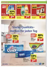 Nah&Frisch Flugblatt woche 45 Seite 4: Jeden Tag Katzenfutter €0,75, Blue Star Kraft Aktiv oder Brilliant Gel €2,99