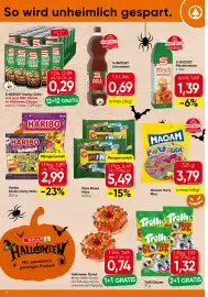 Spar Flugblatt woche 44 Seite 10: Halloween Donut €0,74, Maoam Party Mixx €3,79