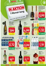 Spar Flugblatt woche 44 Seite 11: Stiegl Goldbräu, 0,0% oder Hell €0,99, Gröbi Limonaden €1,32