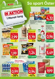 Spar Flugblatt woche 44 Seite 12: Kelly's Chips €1,99, Schärdinger Formil €0,99