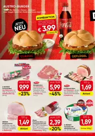 Spar Flugblatt woche 44 Seite 4: TANN Krustenschinken €1,69, S-Budget Schweinsfilet €9,99