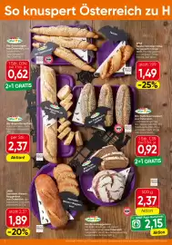 Spar Flugblatt woche 44 Seite 8: SPAR Steinofen Weizen-Roggenbrot €1,89, SPAR Natur pur Bio-Baguette de Paris €2,37