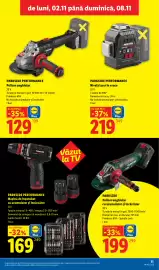 Catalog Lidl săptămâna 45 Pagină 11: Parkside polizor unghiular €129,00