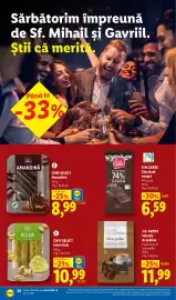 Catalog Lidl săptămâna 45 Pagină 28: Chef Select Ecler fistic €10,99, Chef Select Amandină €8,99