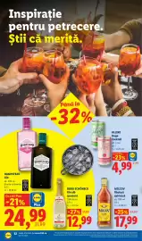 Catalog Lidl săptămâna 45 Pagină 32: Milcov băutură spirtosă €17,99, Hugo Cocktail €4,99