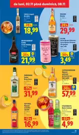 Catalog Lidl săptămâna 45 Pagină 33: Creme & Caffe Lichior cu gust de cafea €18,99, Queen Margot Lichior cremă whiskey €21,99