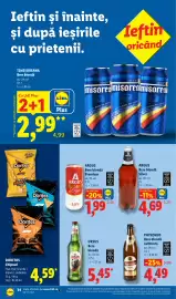 Catalog Lidl săptămâna 45 Pagină 34: Argus bere blondă silver €4,69, Ursus bere blondă €5,45