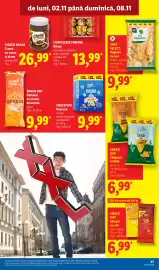 Catalog Lidl săptămâna 45 Pagină 41: Snack Day Pufuleți cu aromă de brânză €9,99, Snack Day Popcorn €9,99