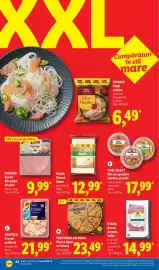 Catalog Lidl săptămâna 45 Pagină 44: Trattoria alfredo pizza 4 tipuri de brânză €23,49, Pilos brânză edam €12,99