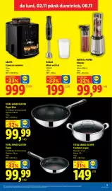 Catalog Lidl săptămâna 45 Pagină 5: Bosch mixer vertical €199,00, Tefal jamie oliver tigaie €99,99