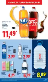 Catalog Lidl săptămâna 45 Pagină 53: Bilbor Apă minerală plată €6,99, Red Bull Băutură energizantă €4,25