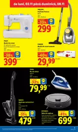 Catalog Lidl săptămâna 45 Pagină 7: Ecovacs robot de aspirare €699,00, Pfaaff mașină de cusut €399,00