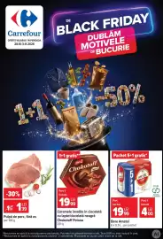 Catalog Carrefour săptămâna 44 Pagină 1: Pulpă de porc €1,39, Chokotoff Poiana €19,99