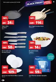 Catalog Carrefour săptămâna 44 Pagină 18: Trianon bol salată €14,95, Carrefour Home cuțite inox €58,90