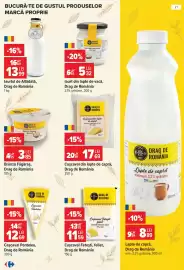 Catalog Carrefour Pagină 17: Drag de România cașcaval din lapte de capră €17,69, Drag de România Cașcaval Fetești €11,59