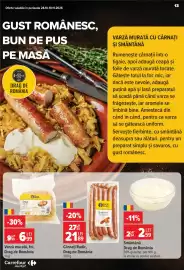 Catalog Carrefour Market săptămâna 44 Pagină 13: Drag de România Cârnați Radic €21,89