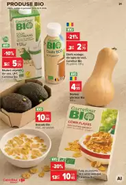 Catalog Carrefour Market săptămâna 44 Pagină 21: Carrefour Bio Soja Soybeans €5,25, Carrefour Bio Chefir Eco €2,79