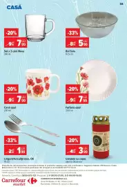 Catalog Carrefour Market săptămâna 44 Pagină 34: Farfurie opal €7,99, Cană opal €7,99