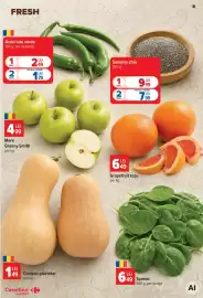 Catalog Carrefour Market săptămâna 44 Pagină 8: Spanac €6,49, Dovleac plăcintar €1,49