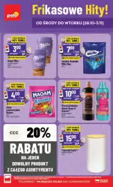 Polomarket gazetka tydzień 44 Strona 1: Gumy rozpuszczalne Maoam Kracher €4,00, Napój Milka €3,00