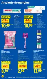 Lidl gazetka Strona 104: Maszynki do golenia dla kobiet, 2-ostrzowe €8,79, GILLETTE MACH3/SERIES Żel do golenia €13,99