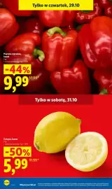 Lidl gazetka Strona 16: Cytryny, luzem €5,99, Papryka czerwona, luzem €9,99