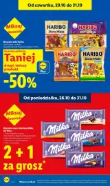 Lidl gazetka Strona 20: Czekolady Milka €0,01, Haribo Złote Misie