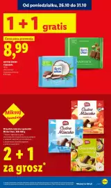 Lidl gazetka Strona 21: Mister Choc Cudne Mleczko €0,01, Czekolada Ritter Sport €8,99